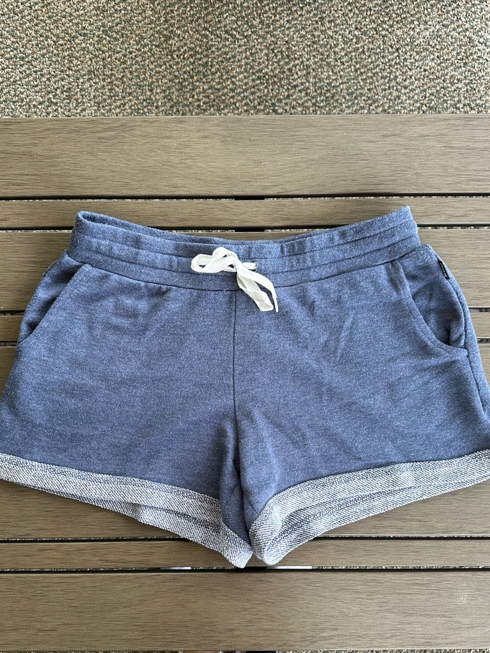 RBX Women's Blue Drawstring Lounge Shorts - Medium